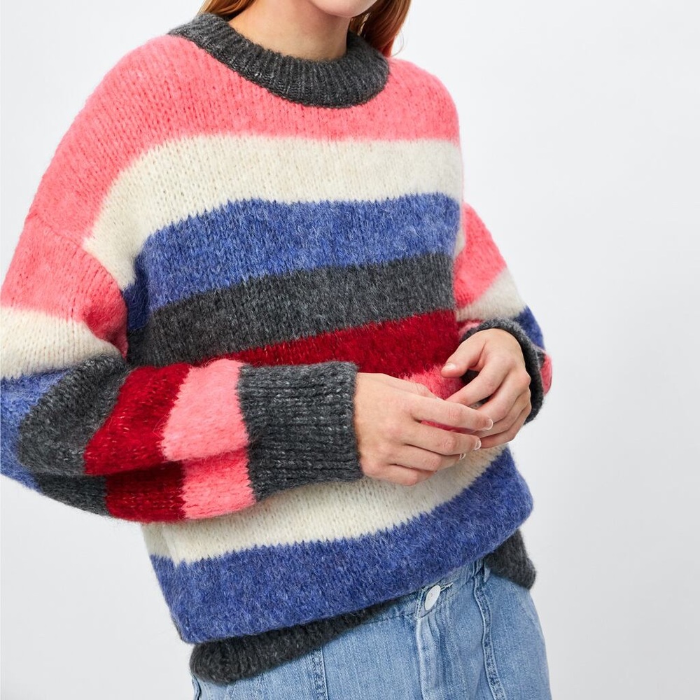 Zara multicolored striped sweater